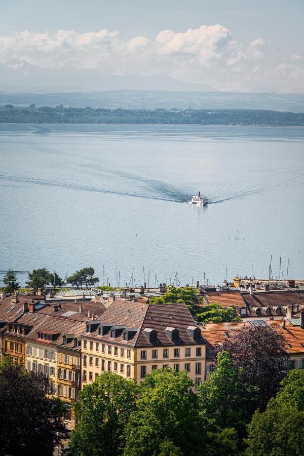 Hotel Alpes & Lac Neuchâtel Exterior foto